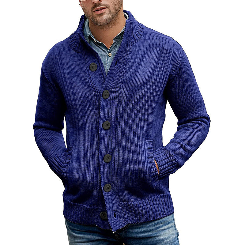 Modern Knit Cardigan Herren | Strickjacke mit Taschen und zeitgemäßem Design