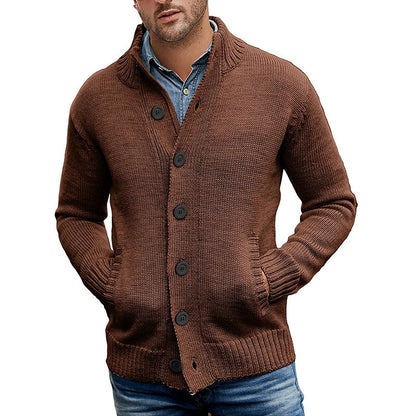Modern Knit Cardigan Herren | Strickjacke mit Taschen und zeitgemäßem Design