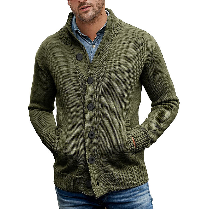 Modern Knit Cardigan Herren | Strickjacke mit Taschen und zeitgemäßem Design