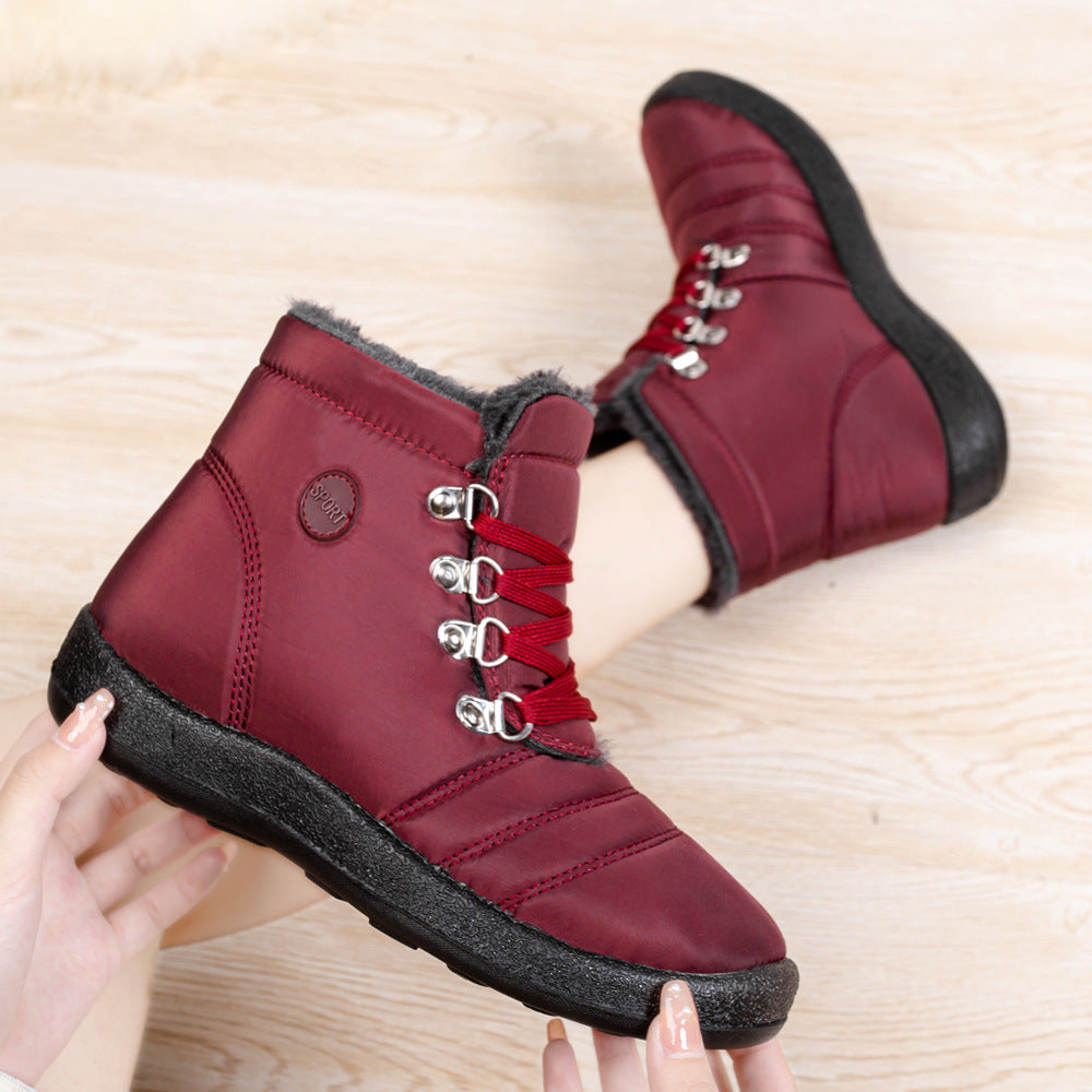 Harina | Damen warme, wasserdichte Winterstiefel mit Fell und rutschfester Sohle