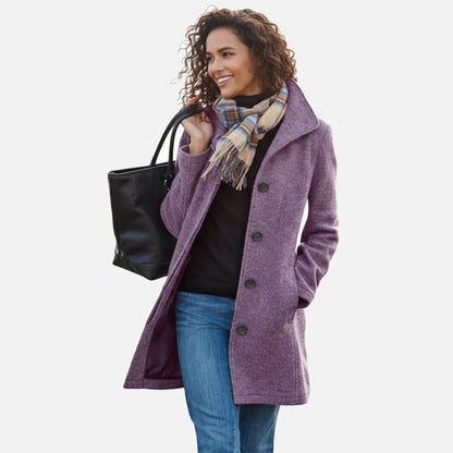 Damen Wollmantel – Zeitloser Wintermantel