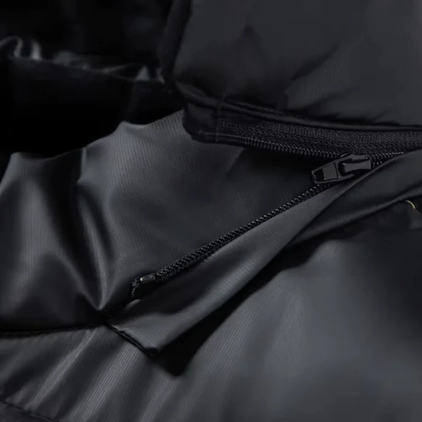 Quilted Hooded Jacket | Herren Steppjacke mit Kapuze, warm & leicht