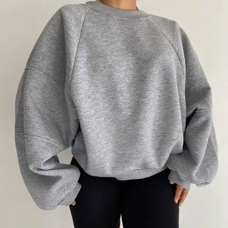 Locky | Lässiger Pullover mit Rundhals und langen Ärmeln