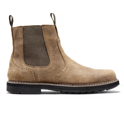 Oxenden | Herren Chelsea Boots mit Seitenreißverschluss & elastischen Einsätzen für Winter & Freizeit