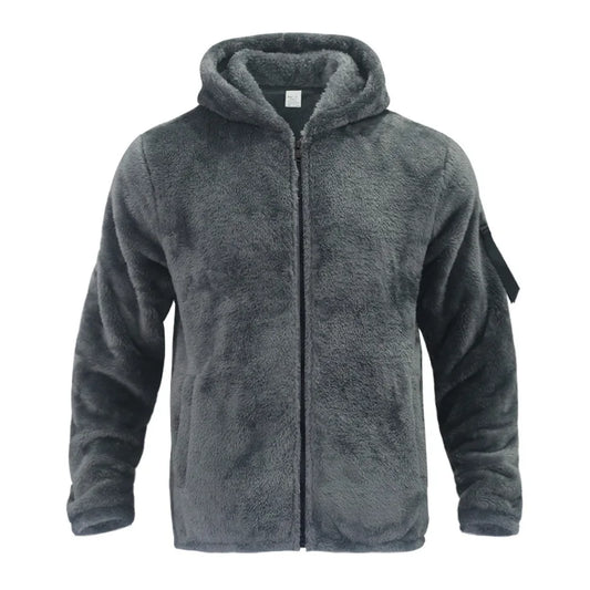 Ludo | Schwere Winterjacke aus Fleece und Kaschmir