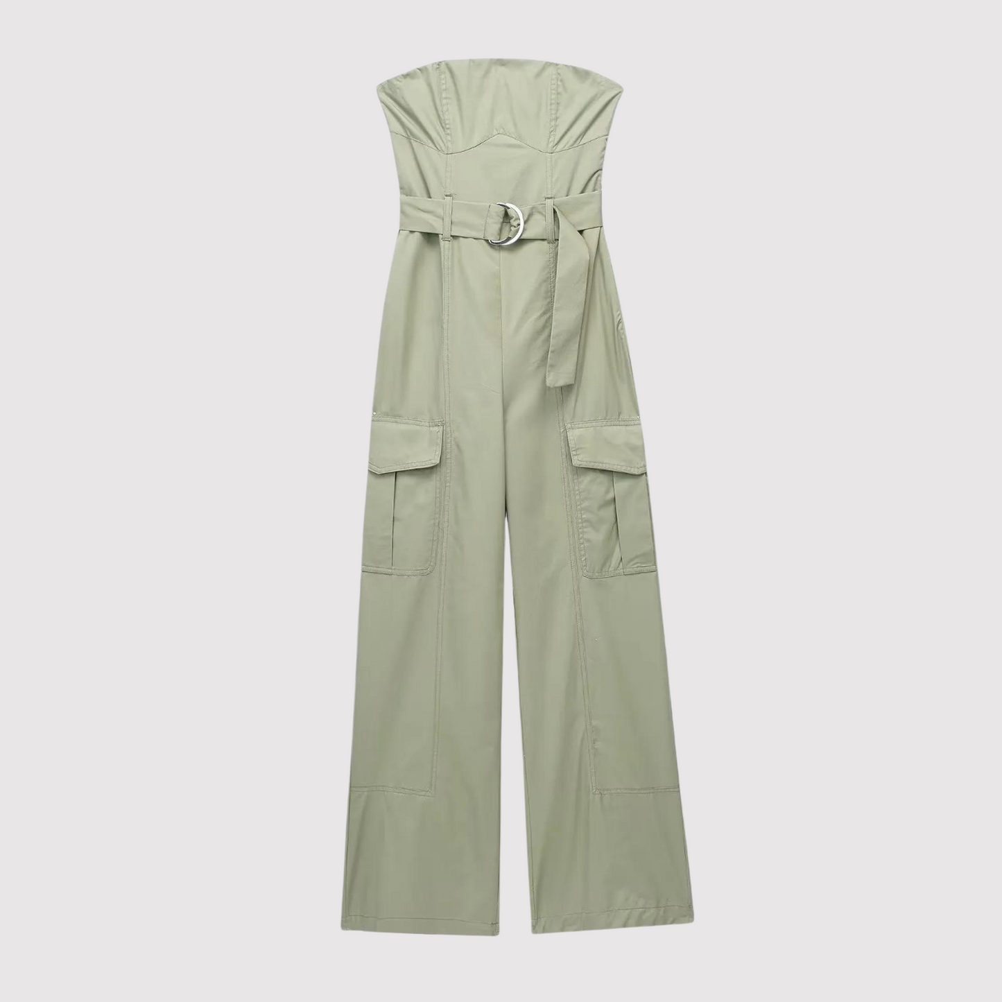 Sophi | Damen Cargo Jumpsuit mit Gürtel