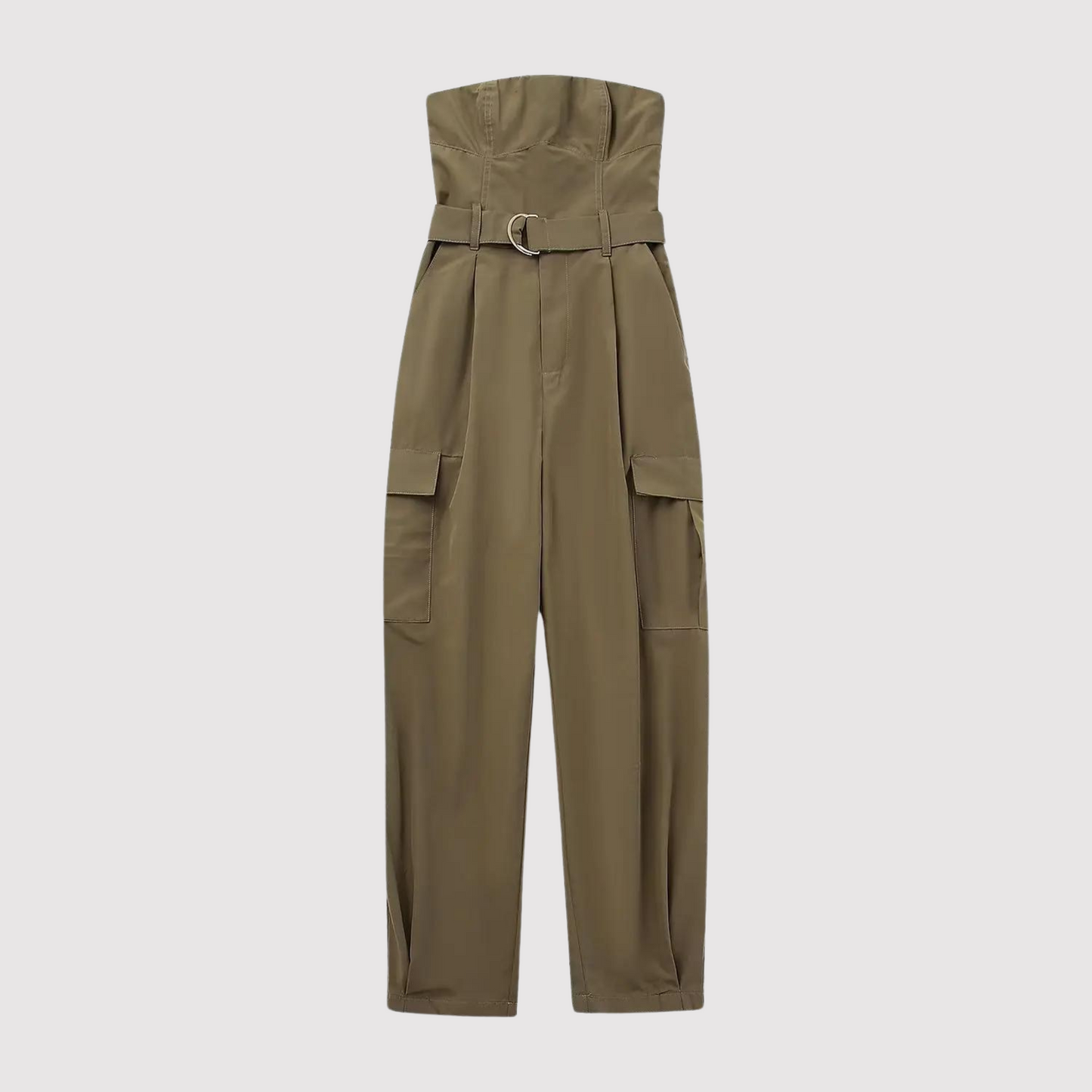 Sophi | Damen Cargo Jumpsuit mit Gürtel