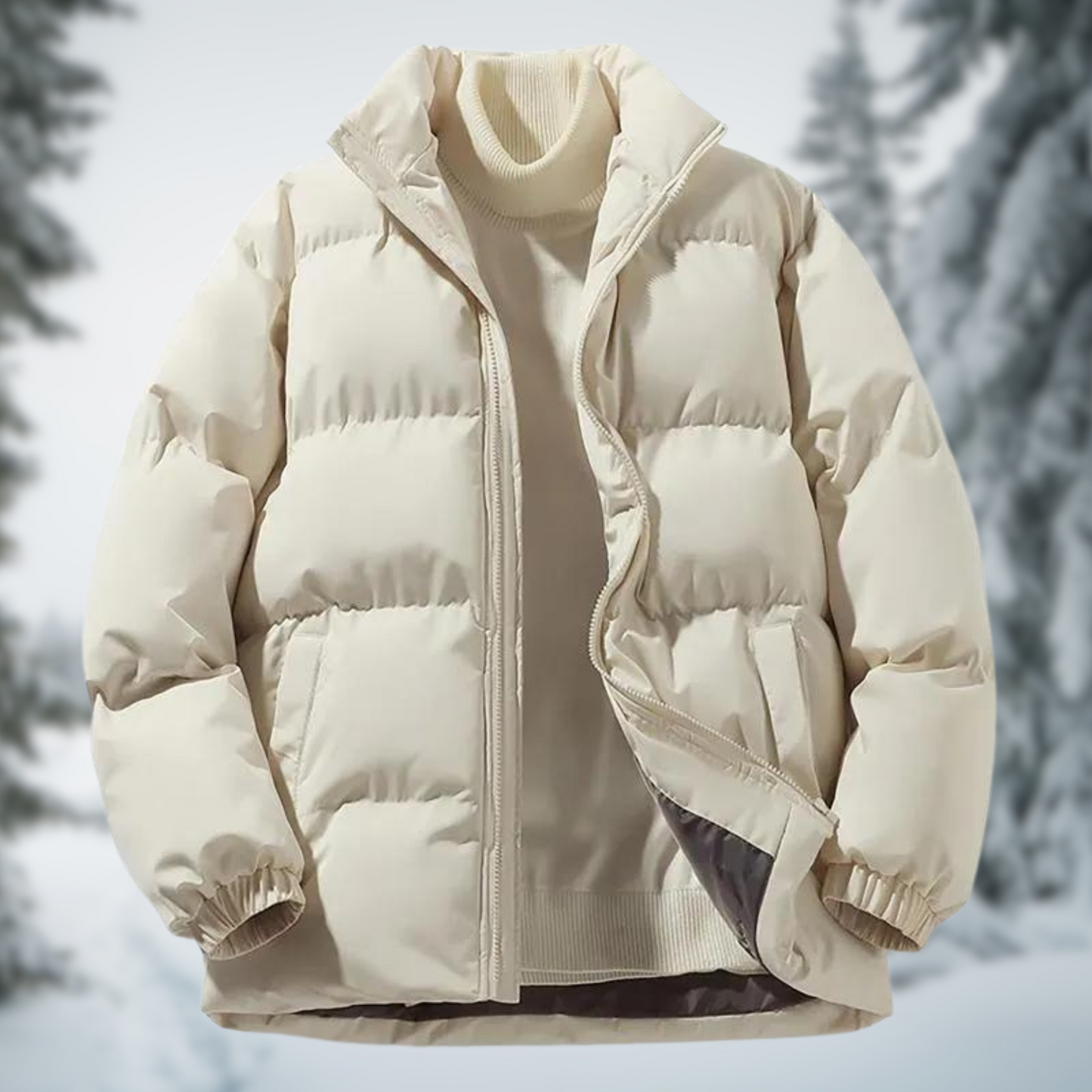 Knut | Herren Gepolsterte Winterjacke – Warm & Modern