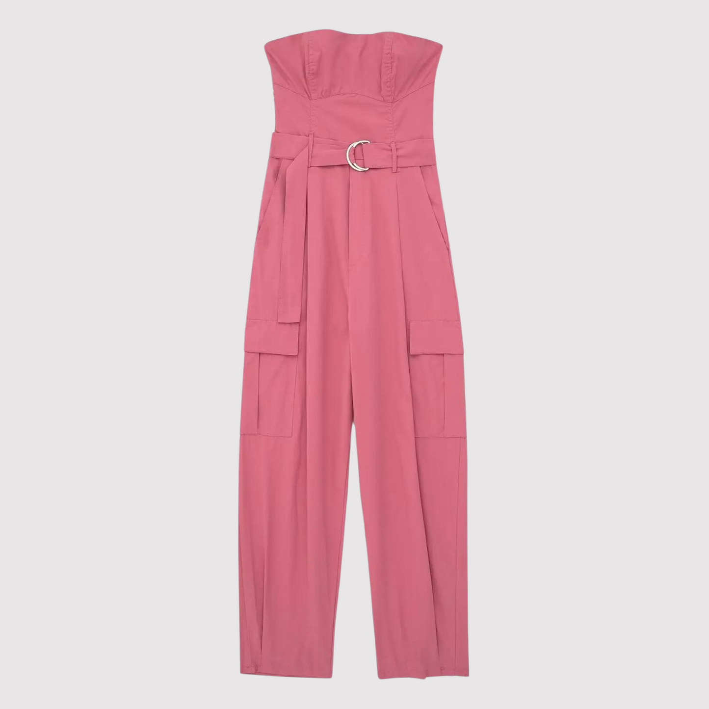 Sophi | Damen Cargo Jumpsuit mit Gürtel