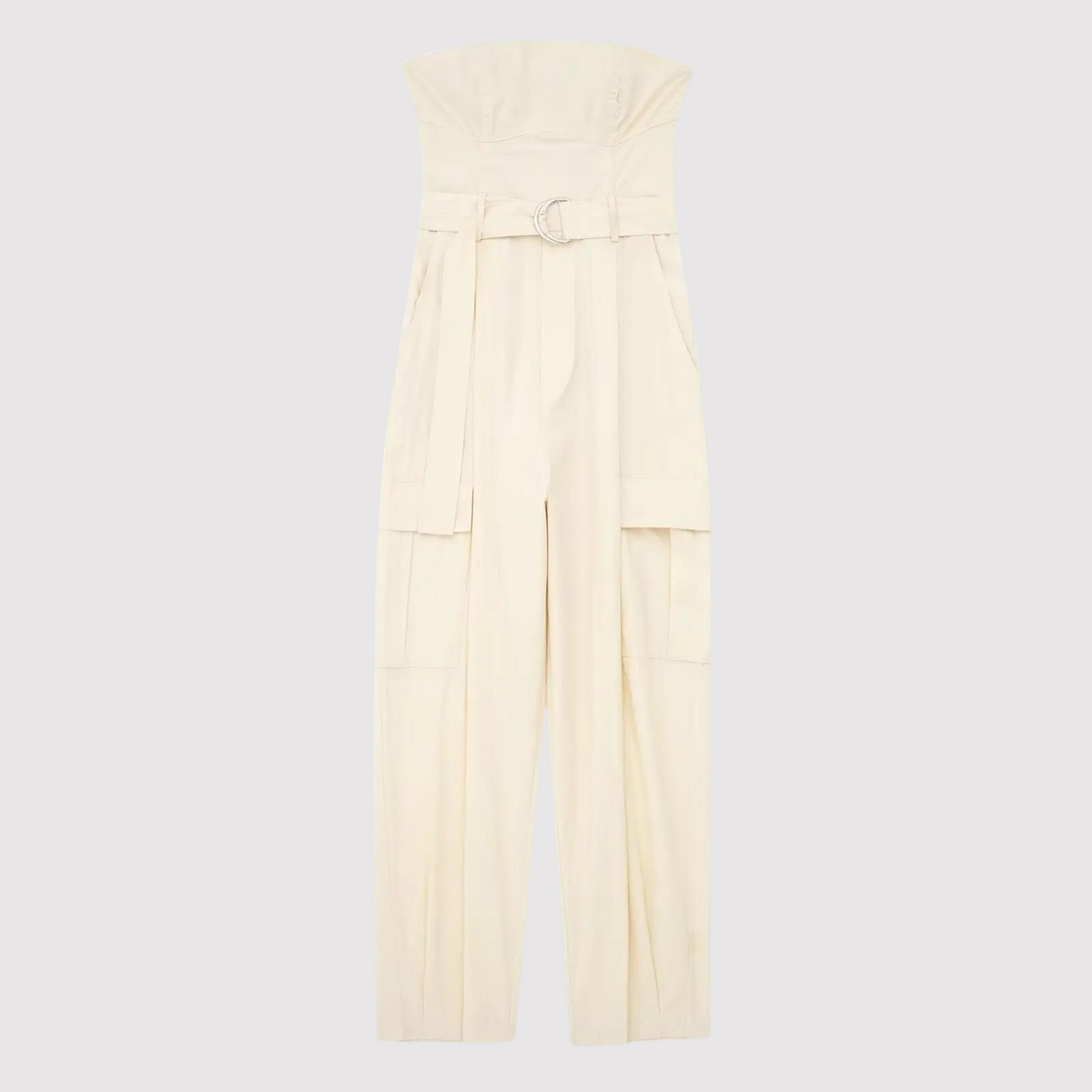 Sophi | Damen Cargo Jumpsuit mit Gürtel