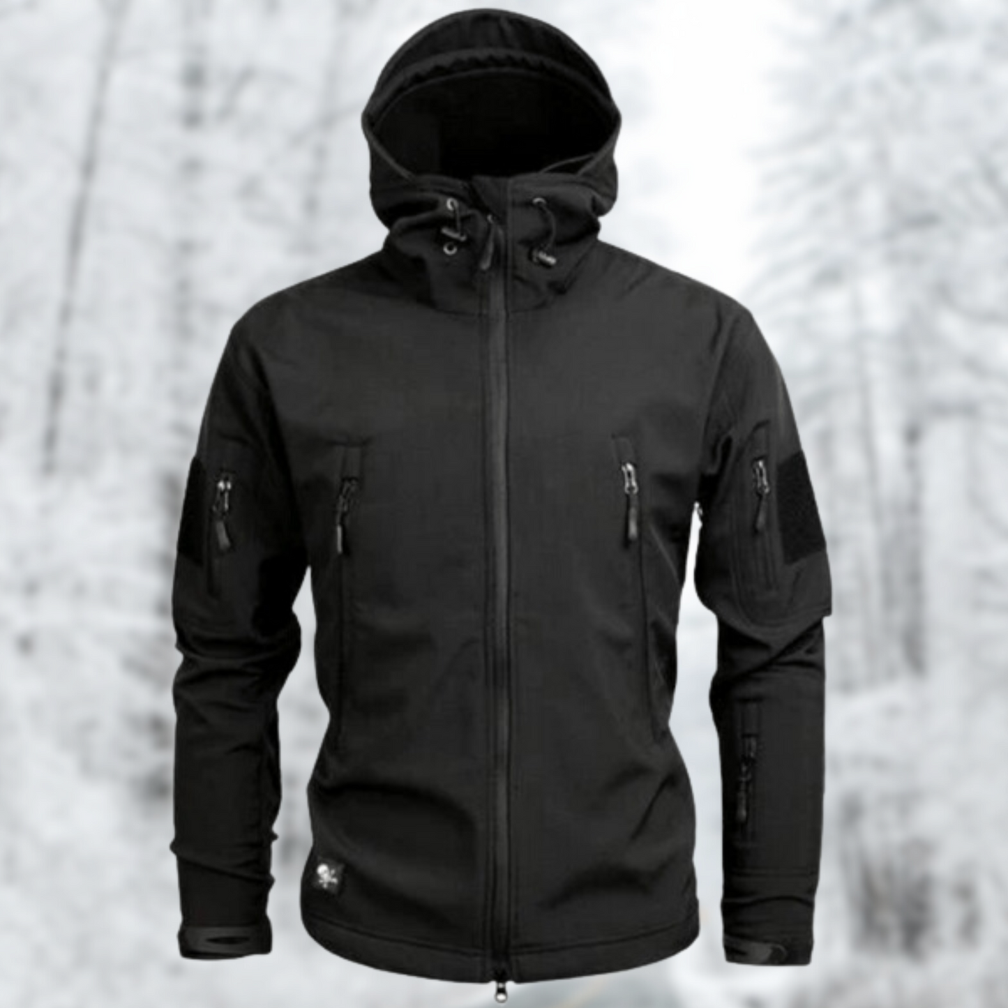 Minerva | Herren Hoodie Jacke mit Reißverschluss