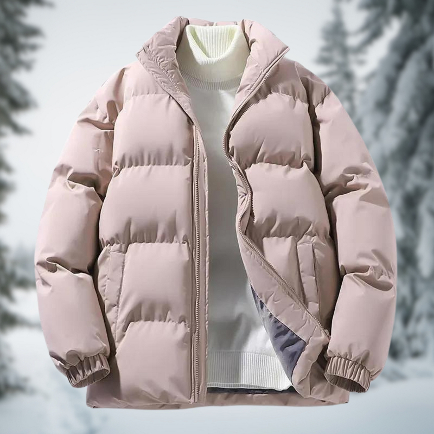 Knut | Herren Gepolsterte Winterjacke – Warm & Modern