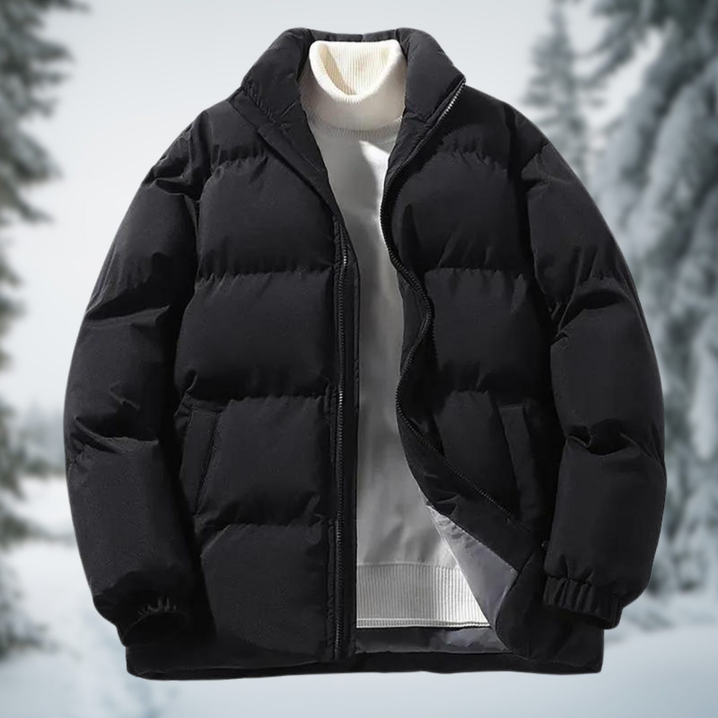 Knut | Herren Gepolsterte Winterjacke – Warm & Modern