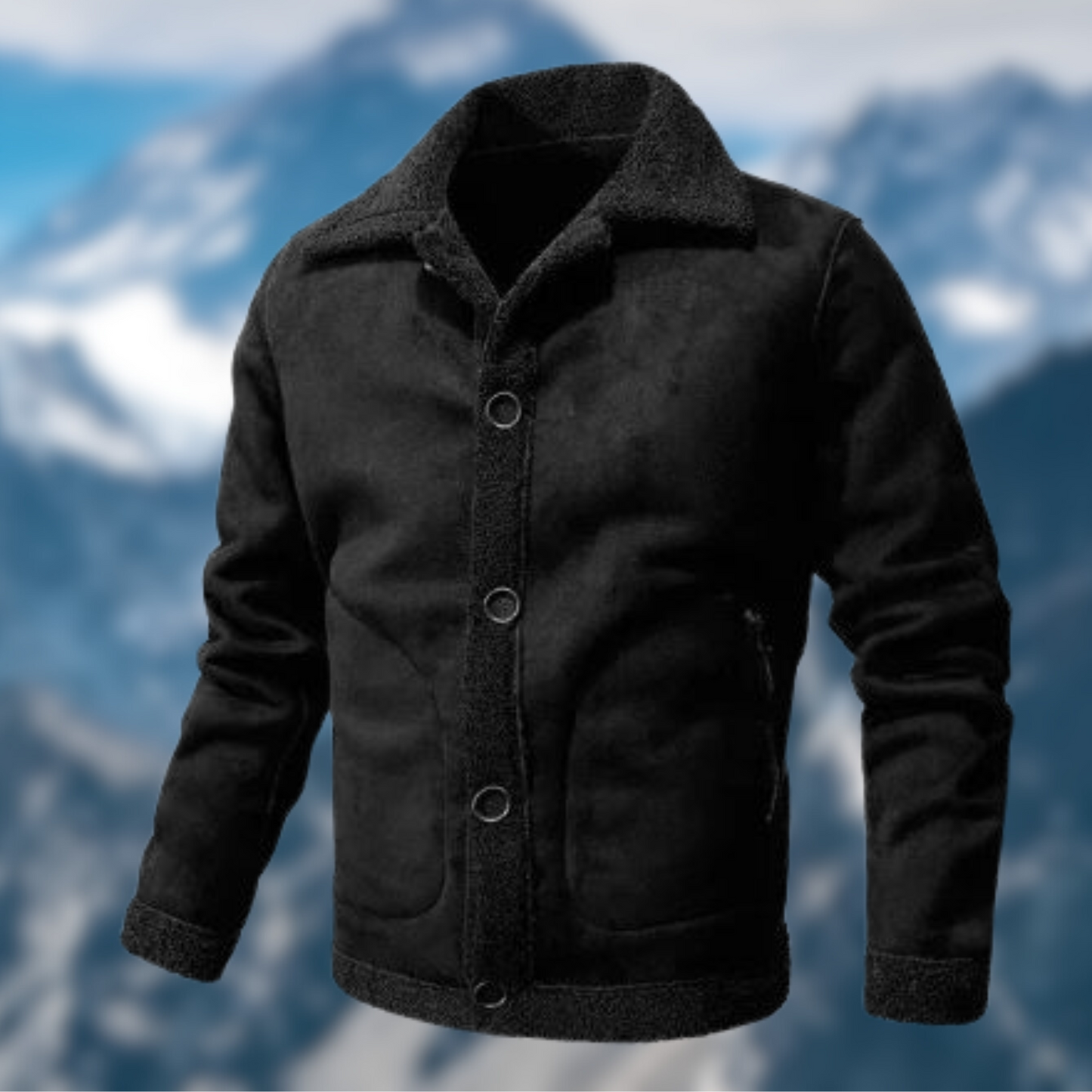 Albrecht | Herren Lederjacke mit luxuriösem Wollfutter und dickem, warmem Design