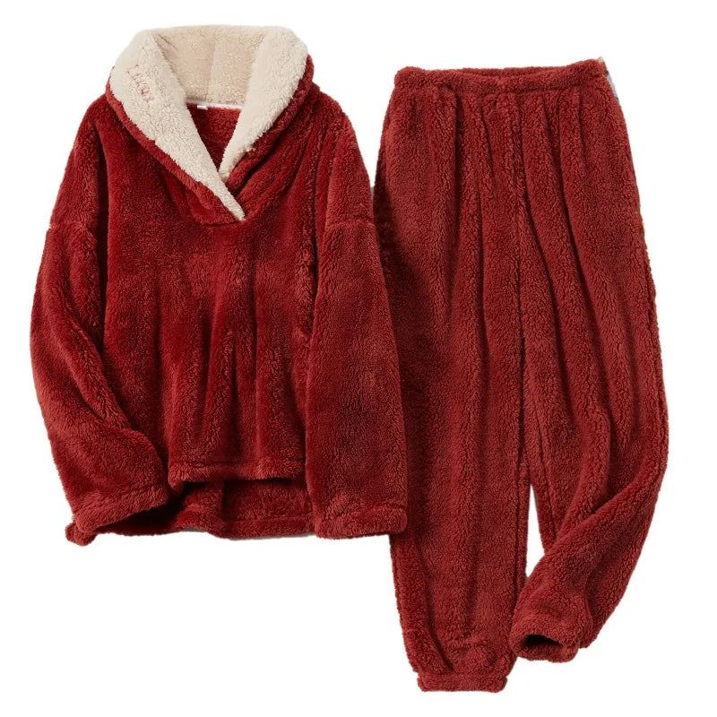 NachtFleece | Gemütliches Pyjama-Set für Damen