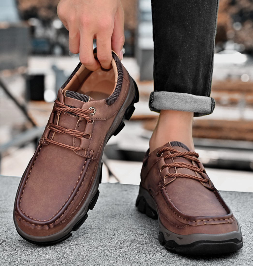 Ovazo | Herren Luxus-Loafer aus echtem Leder – Rutschfest