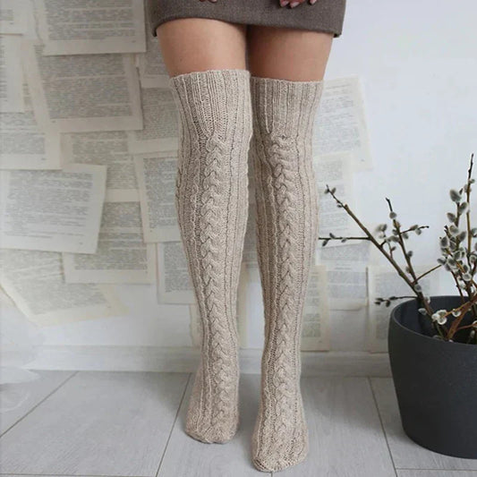 Overknee-Stricksocken Damen | Warm, Stilvoll & Kuschelig