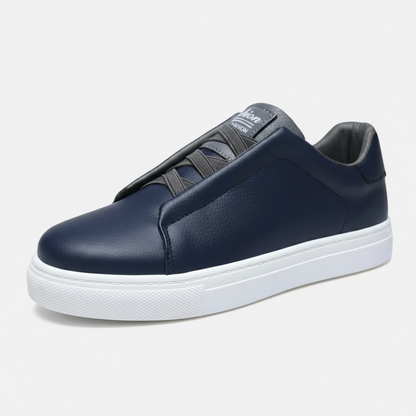 Slip-On Leder-Sneaker für Herren | Bequeme Casual-Schuhe