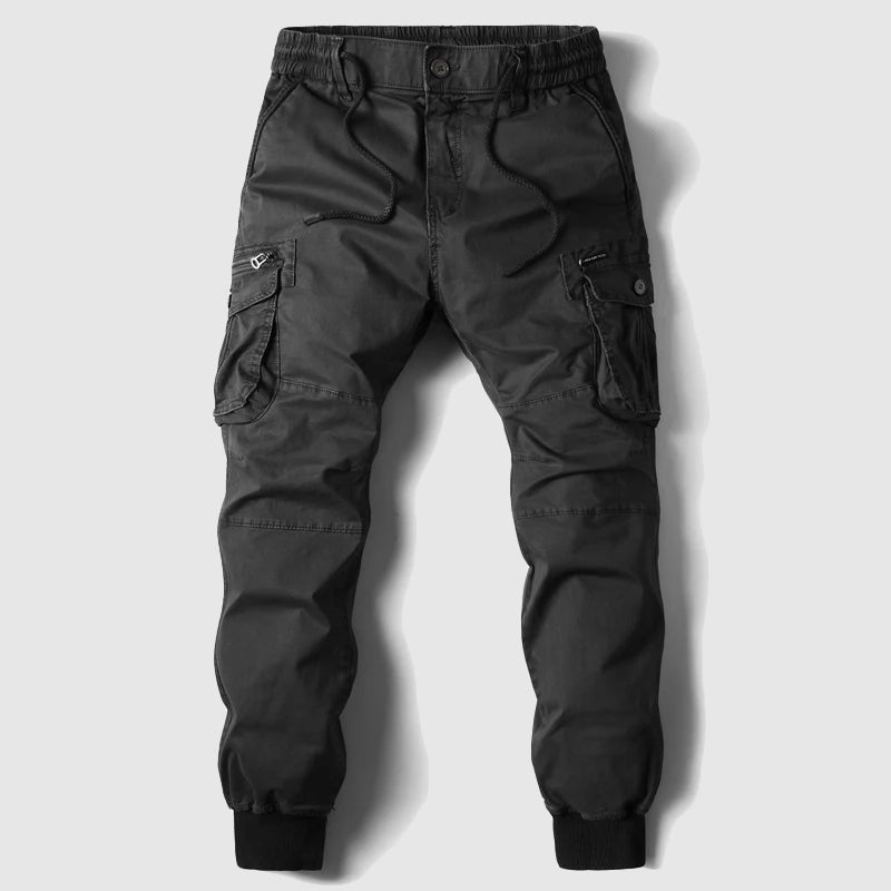 Stratford | Herren Cargo-Hose mit Elastischem Bund & Multi-Taschen im Jogger-Stil