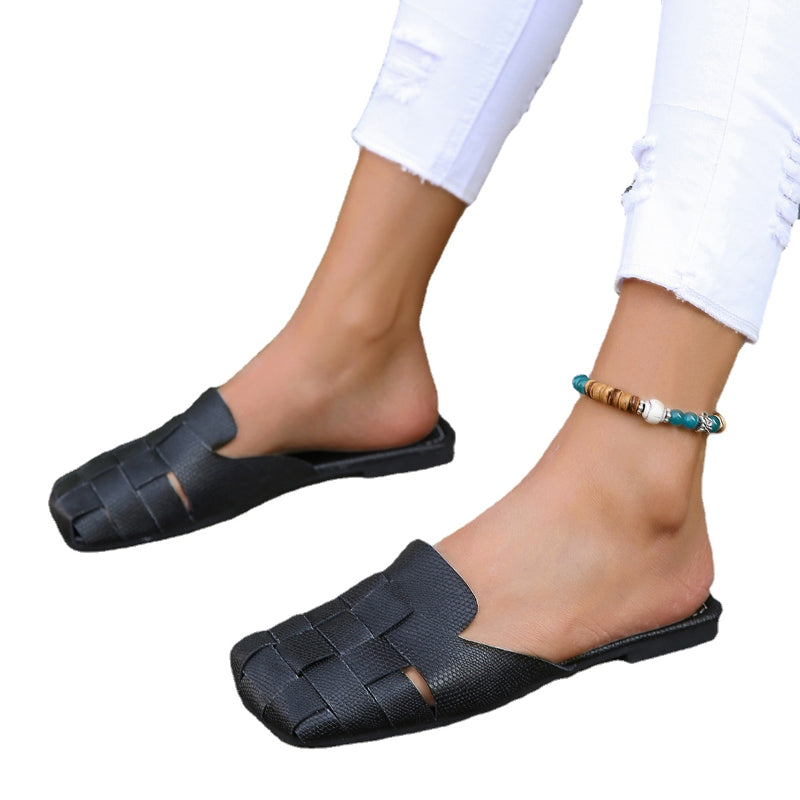 Fieny | Flache Sandalen für Damen mit Geschlossener Zehe