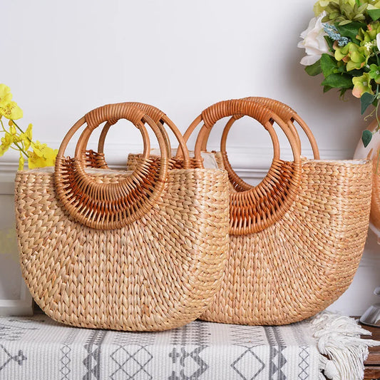 Clarie | Elegante Rattan Tasche für Damen