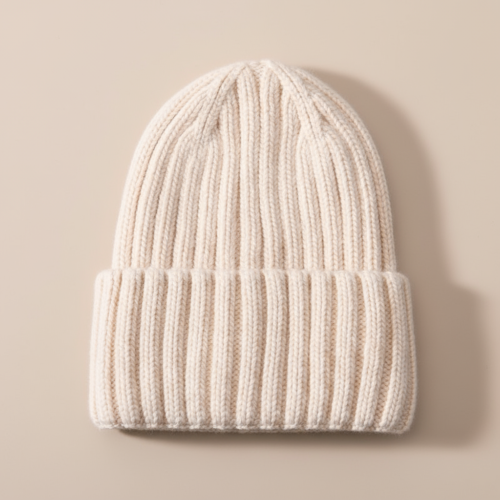 Rib Knit Beanie Damen | Stylische Wärme für kalte Tage