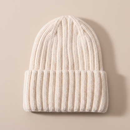 Rib Knit Beanie Damen | Stylische Wärme für kalte Tage