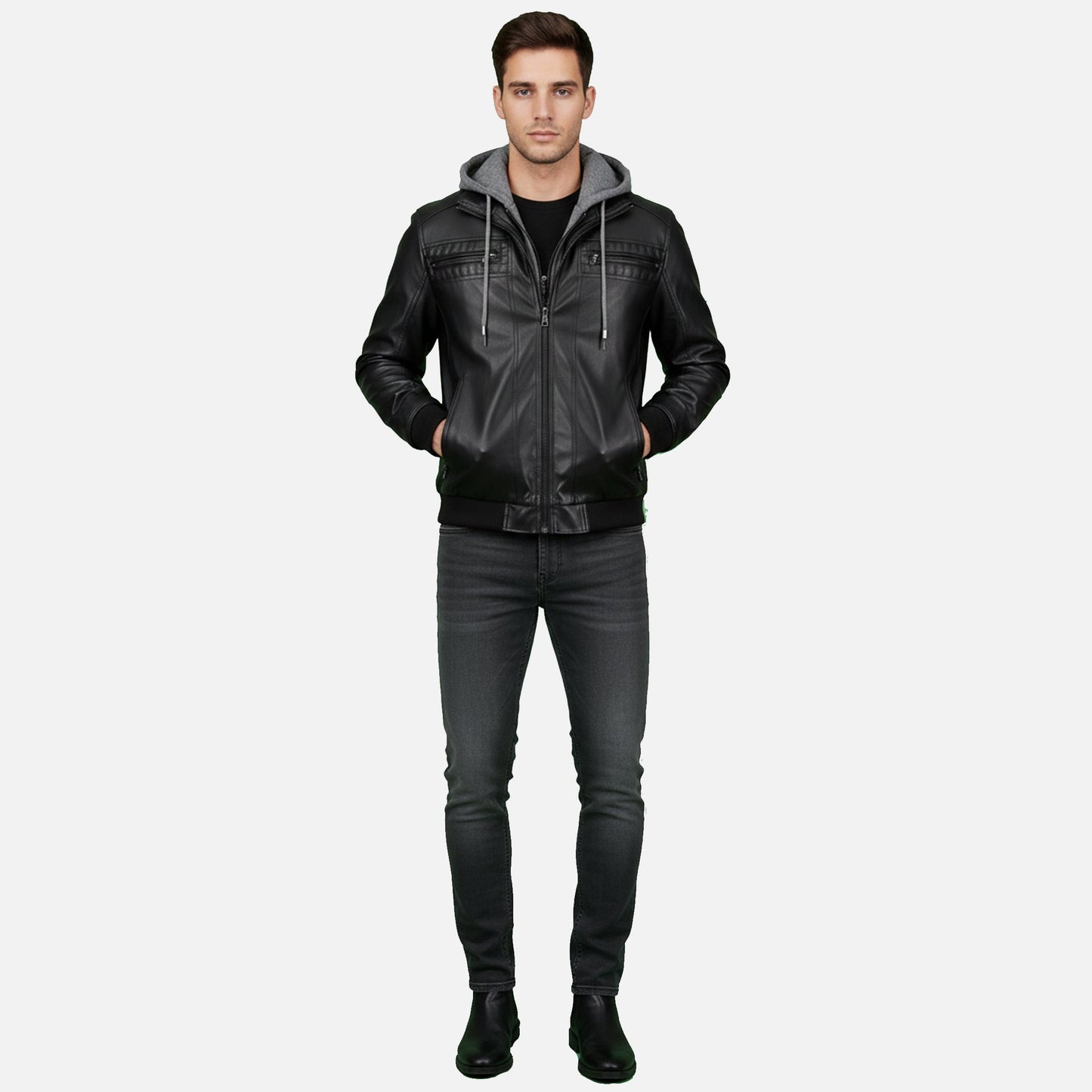 Urban Bomber Jacket | Herren Bomberjacke mit Kapuze in klassischer Streetwear-Passform
