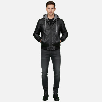 Urban Bomber Jacket | Herren Bomberjacke mit Kapuze in klassischer Streetwear-Passform