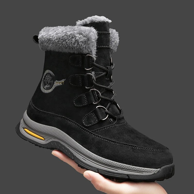 Levona | Unisex wasserdichte und rutschfeste Winterstiefel mit integriertem Fell