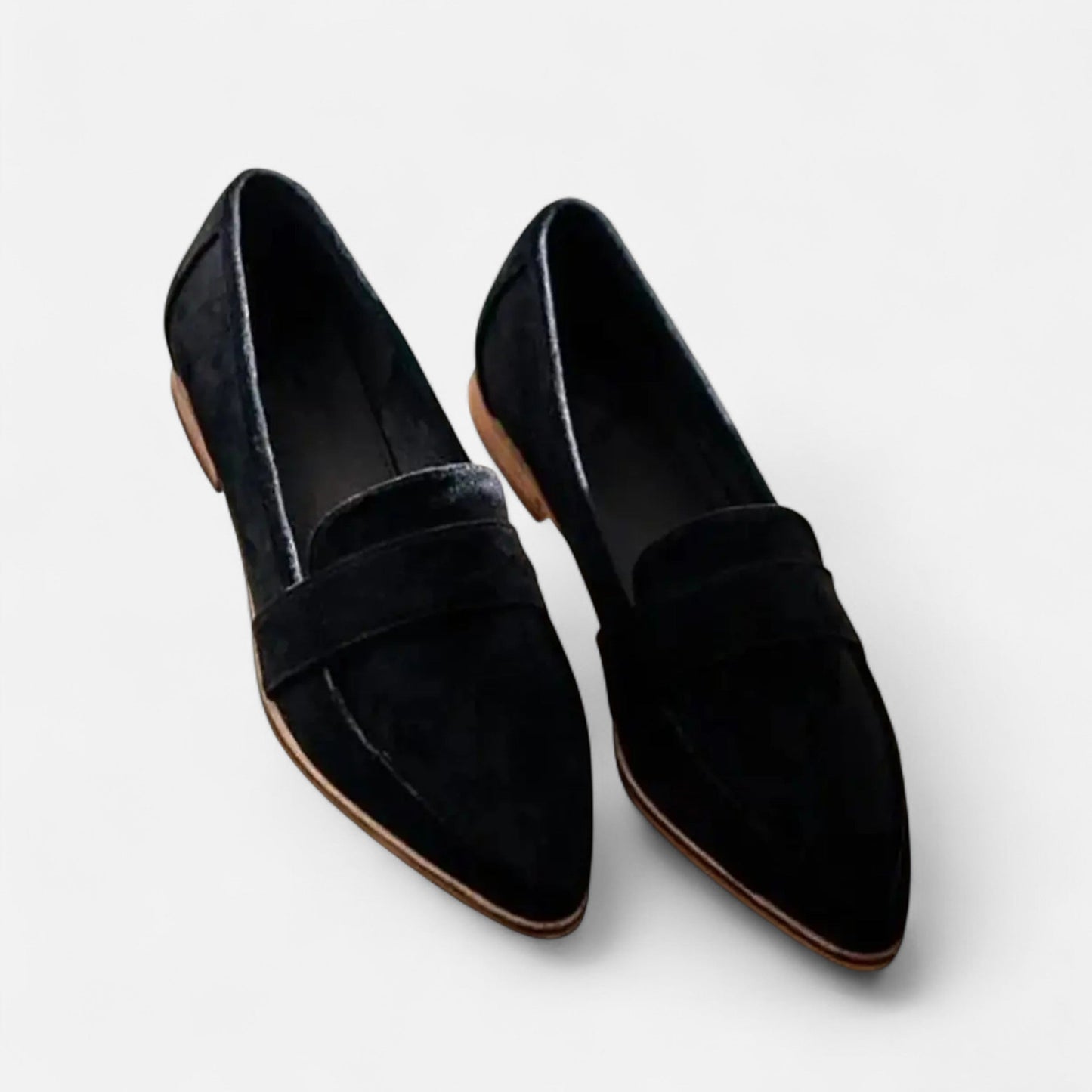 Damen Retro Loafers | Elegante Spitzschuh-Slipper für Alltag & Büro