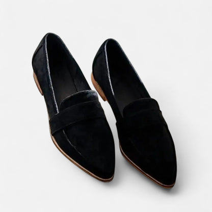 Damen Retro Loafers | Elegante Spitzschuh-Slipper für Alltag & Büro