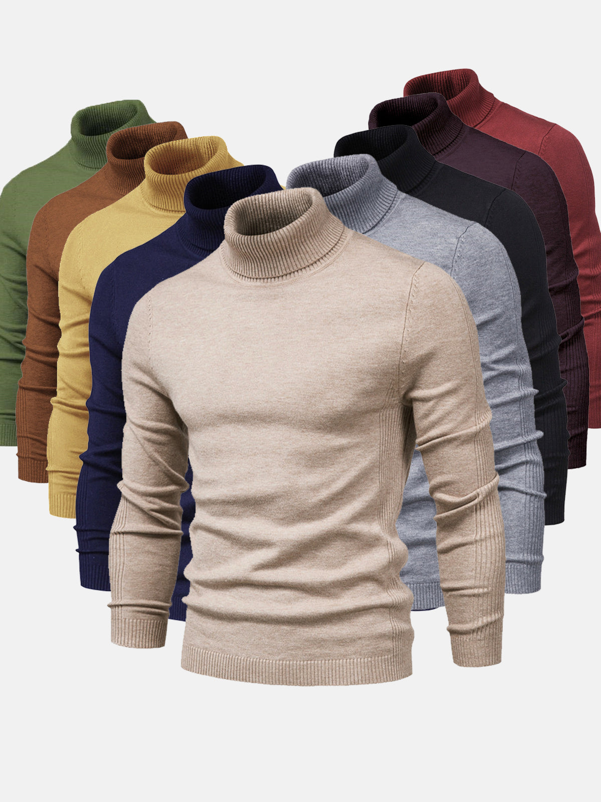 Griffin | Herren Rollkragenpullover | Eleganter Baumwoll-Look