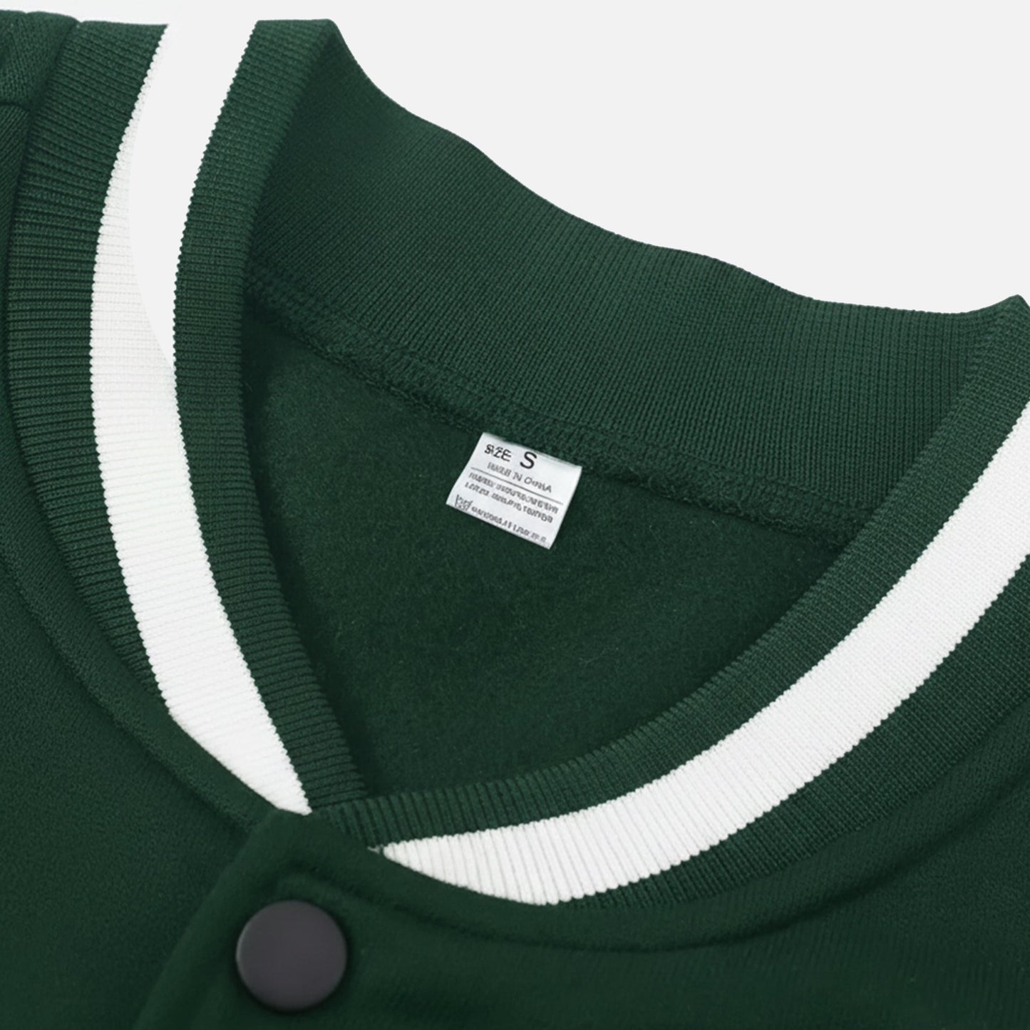 Herren Collegejacke | Varsity Fleece mit Farbblock und Lettering