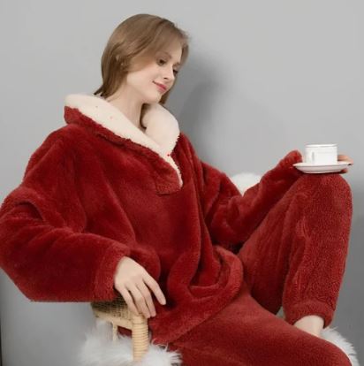 NachtFleece | Gemütliches Pyjama-Set für Damen