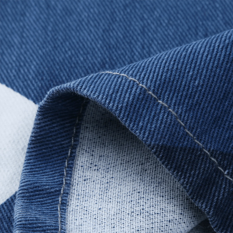 Emilie | Damen Baggy Jeans mit Reißverschluss – Weite Blaue Hosen