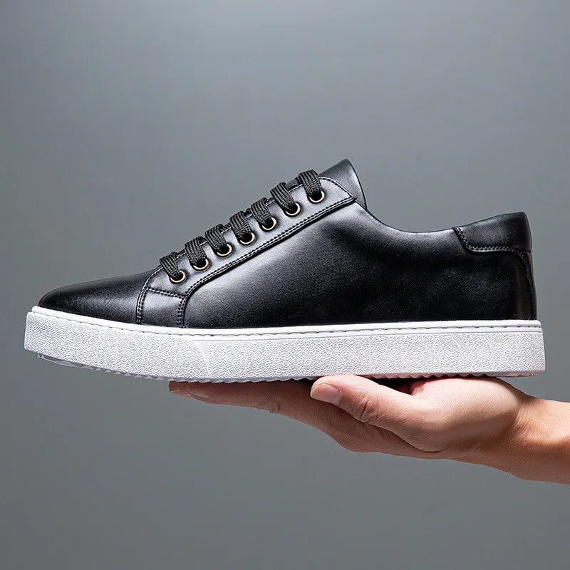 Rainer | Herren High-Quality Schnür-Leder-Sneaker – Robuste und stylische Sneakers für den Alltag