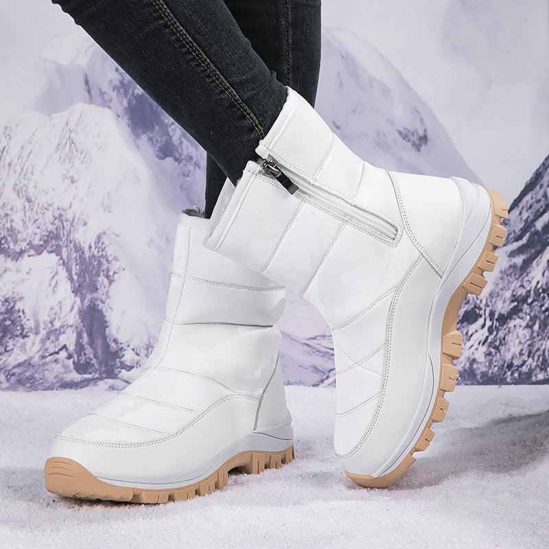 Unelira | Damen Stiefeletten mit seitlichem Reißverschluss – Elegant & Feminin