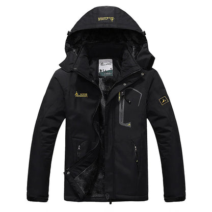 Calvian | Herren Winter Parka mit Fleece-Futter, Wind- & Wasserabweisend