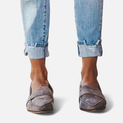 Damen Retro Loafers | Elegante Spitzschuh-Slipper für Alltag & Büro