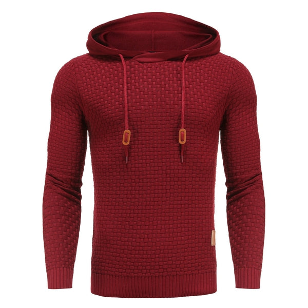 Strukturierter Kapuzenpullover Herren | Moderner Strick mit Urbanem Stil