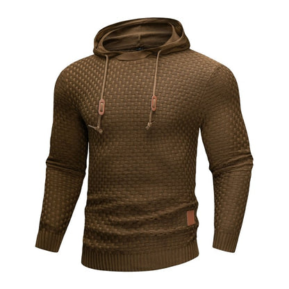 Strukturierter Kapuzenpullover Herren | Moderner Strick mit Urbanem Stil