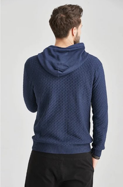 Strukturierter Kapuzenpullover Herren | Moderner Strick mit Urbanem Stil