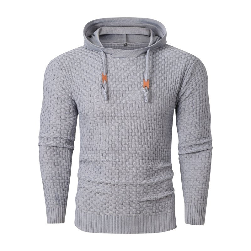 Strukturierter Kapuzenpullover Herren | Moderner Strick mit Urbanem Stil