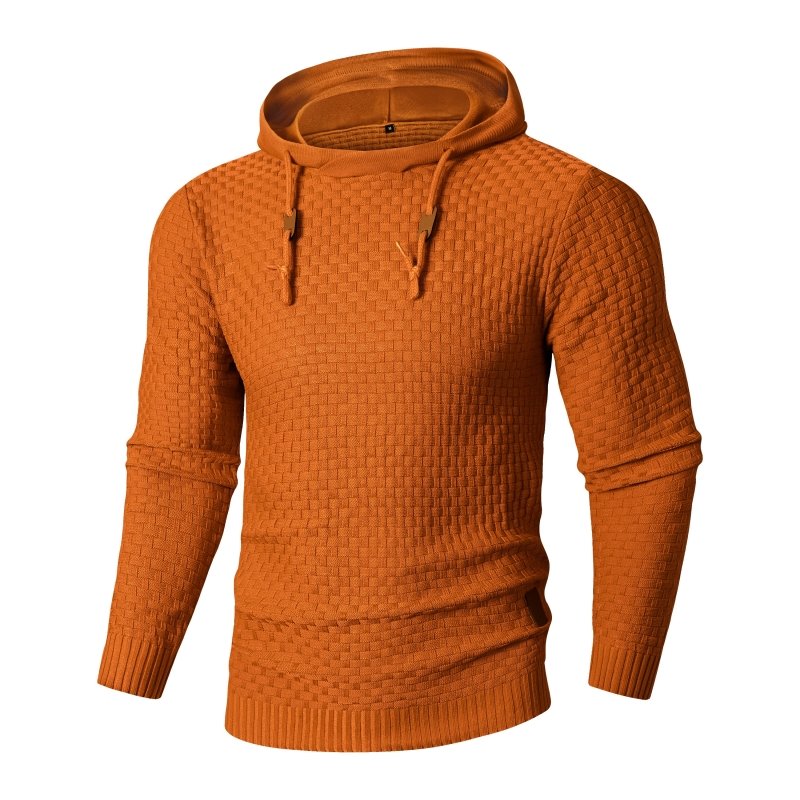Strukturierter Kapuzenpullover Herren | Moderner Strick mit Urbanem Stil