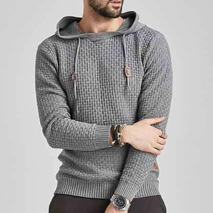 Strukturierter Kapuzenpullover Herren | Moderner Strick mit Urbanem Stil