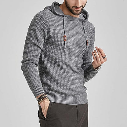 Strukturierter Kapuzenpullover Herren | Moderner Strick mit Urbanem Stil