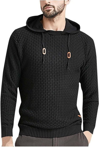 Strukturierter Kapuzenpullover Herren | Moderner Strick mit Urbanem Stil