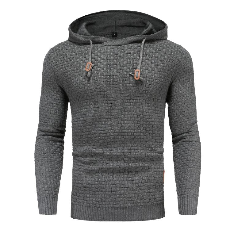 Strukturierter Kapuzenpullover Herren | Moderner Strick mit Urbanem Stil