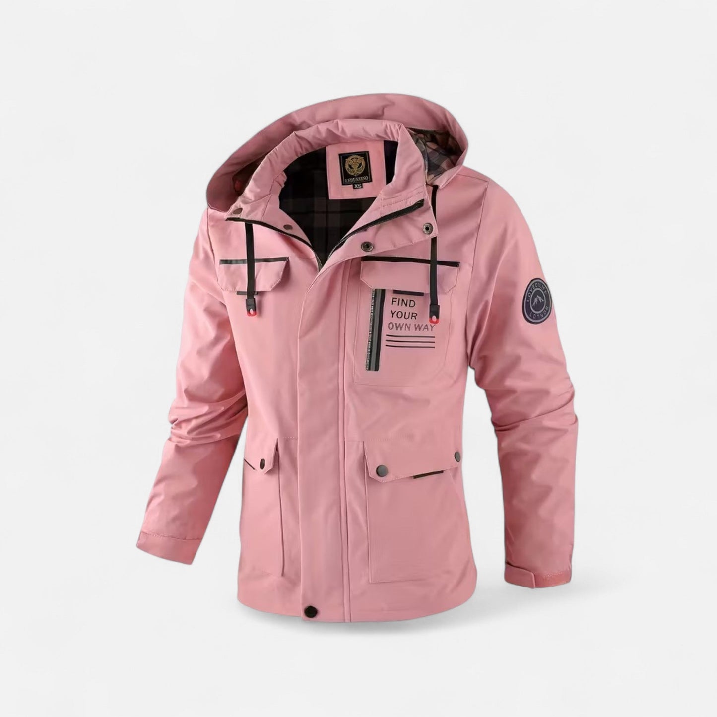 Tristan | Herren Hooded Windbreaker – Leichte Outdoor Jacke mit Kapuze für Alltag & Freizeit